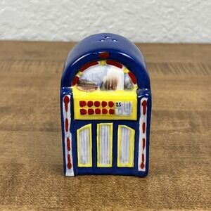 Vintage Jukebox Salt/Pepper Shaker Ceramic